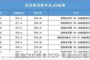 奥迪Q5价格表2020-奥迪q5价格表2024