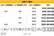 小鹏p7车型销量如何查询,小鹏p7车型销量如何