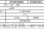 小鹏p7汽车参数,小鹏P7参数