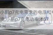 小鹏p7充电需求的电压和电流,小鹏p7充电功率才57kw