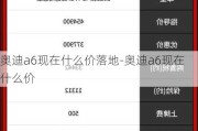 奥迪a6现在什么价落地-奥迪a6现在什么价