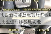 比亚迪海豚放电功能怎么用,比亚迪海豚放电功能