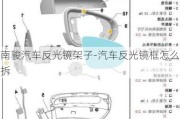 南骏汽车反光镜架子-汽车反光镜框怎么拆