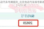 北京电动汽车号牌规则_北京电动汽车排号新政