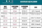 特斯拉丫电动汽车价格-特斯拉汽特斯拉电动车报价