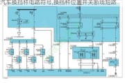 汽车换挡杆电路符号,换挡杆位置开关断线短路