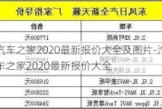 汽车之家2020最新报价大全及图片-汽车之家2020最新报价大全