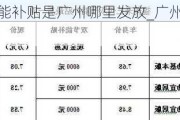 汽车节能补贴是广州哪里发放_广州节能车型