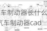 汽车制动器长什么样-汽车制动器cad