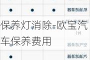 保养灯消除-欧宝汽车保养费用