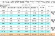 广州汽车限购令最新规定是什么-广州汽车限购令最新规定