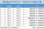 奥迪q5价格2021-奥迪q5l价格行情