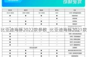 比亚迪海豚2022款参数_比亚迪海豚2021款