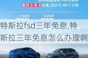 特斯拉fsd三年免息,特斯拉三年免息怎么办理啊