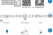 比亚迪汉ev充电方式,比亚迪汉ev充电教程