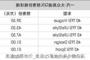 奥迪q5落地价_奥迪q5落地价多少钱左右