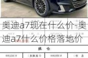 奥迪a7现在什么价-奥迪a7什么价格落地价