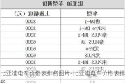 比亚迪电车价格表排名图片-比亚迪电车价格表排名