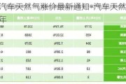 2020汽车天然气涨价最新通知-汽车天然气价格2024年