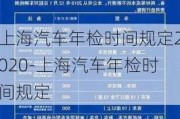 上海汽车年检时间规定2020-上海汽车年检时间规定