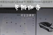 特斯拉modely音响调节-特斯拉modely音响调节官方