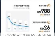 小米汽车起售价-小米汽车销量排行榜最新第一名是