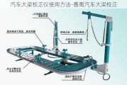 汽车大梁校正仪使用方法-番禺汽车大梁校正