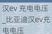 汉ev 充电电压_比亚迪汉ev充电电压