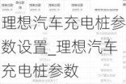 理想汽车充电桩参数设置_理想汽车充电桩参数