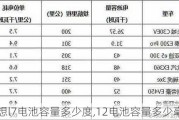 理想l7电池容量多少度,12电池容量多少毫安