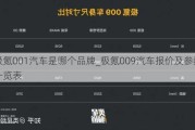 极氪001汽车是哪个品牌_极氪009汽车报价及参数一览表