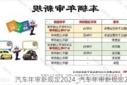 汽车年审新规定2024_汽车年审新规定2022