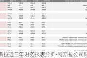 特斯拉近三年财务报表分析-特斯拉公司财报