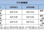 凯迪拉克xt5优惠多少-凯迪拉克xt5优惠幅度