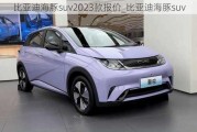 比亚迪海豚suv2023款报价_比亚迪海豚suv