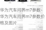 华为汽车问界m7参数-华为汽车问界m7参数价格及图片