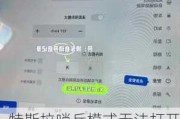 特斯拉哨兵模式无法打开怎么办-特斯拉哨兵模式无法打开