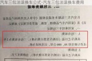 汽车三包法退换车公式-汽车三包法退换车费用