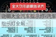 说明大全汽车指示灯-汽车指示灯全解