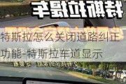 特斯拉怎么关闭道路纠正功能-特斯拉车道显示