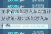 湖北省新能源汽车购置补贴政策-湖北新能源汽车补贴