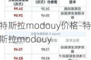 特斯拉modouy价格-特斯拉modouy