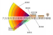 汽车倒车雷达使用-汽车倒车雷达系统示教板