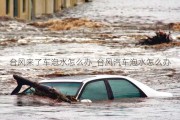 台风来了车泡水怎么办_台风汽车泡水怎么办