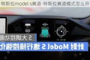 特斯拉model s赛道-特斯拉赛道模式怎么开