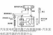 汽车发电机调节器工作原理讲解-汽车发电机调节器的作用是什么