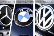 德国汽车排行榜-德国汽车品牌大全德系车25万左右