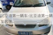 比亚迪第一辆车-比亚迪第一辆车名字