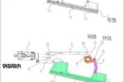 汽车门把手结构分解图-汽车门把手结构