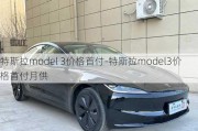 特斯拉model 3价格首付-特斯拉model3价格首付月供